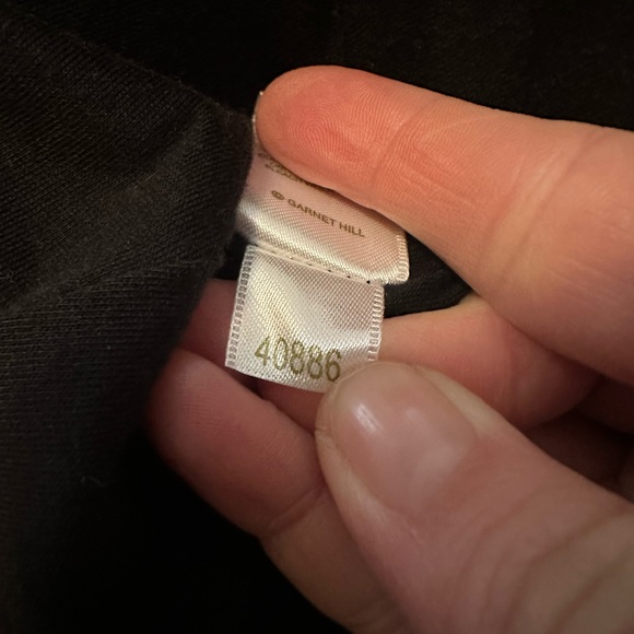 Garnet Hill Cotton Gauze Long Cover-Up Maxi Dress Size L - Picture 6 of 6